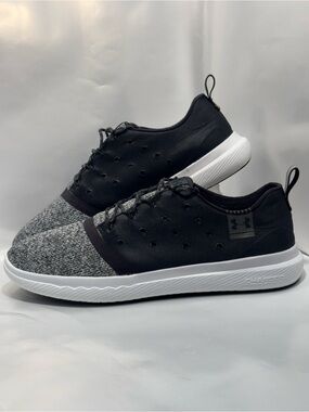 Under Armour Charged 24-7 Low 1288348-001 Women's Size 10 Running Black Sneakers